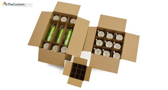 Beautiful and Functional Cardboard Box With Dividers