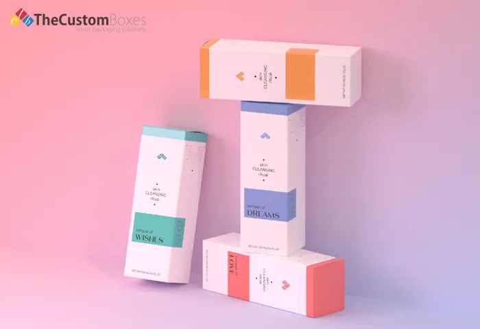 Auto-Lock Bottom Retail Packaging For Cosmetics