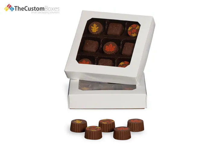 Die-Cut Window Truffle Boxes