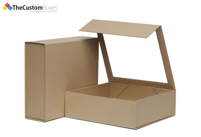 Rigid Boxes Packaging with Transparent Windows